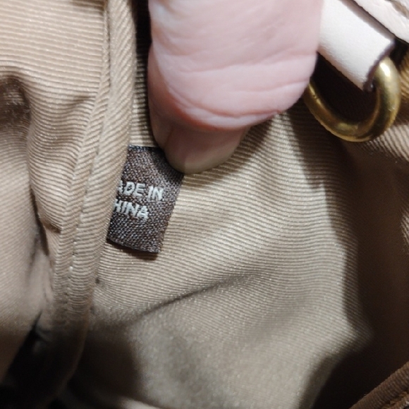 SALE! Auth Coach Signature Brown/Cream Canvas/Leather Tote Handbag/Hangtags - Picture 15 of 16